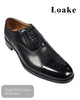 Loake Woodstock Black Laced Brogue - Hugh McElvanna Menswear