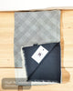 luxurious Taupe Silk Reversible Scarf - Hugh McElvanna Menswear
