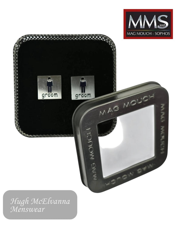 Mag Mouch Sophos Groom Wedding Cufflinks - Hugh McElvanna Menswear