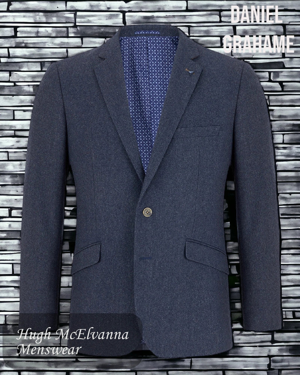 Mens Blue Dress Jacket by Drifter Style: 13248/27 - Hugh McElvanna Menswear