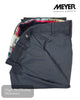 Meyer Charcoal Grey OSLO Dress Trousers With Stretch Waist | Style 303 - 08 - Hugh McElvanna Menswear
