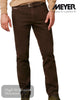 Meyer CHICAGO 5606/38 Brown Cotton Twill Trouser - Hugh McElvanna Menswear