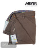 Meyer CHICAGO 5606/38 Brown Cotton Twill Trouser - Hugh McElvanna Menswear