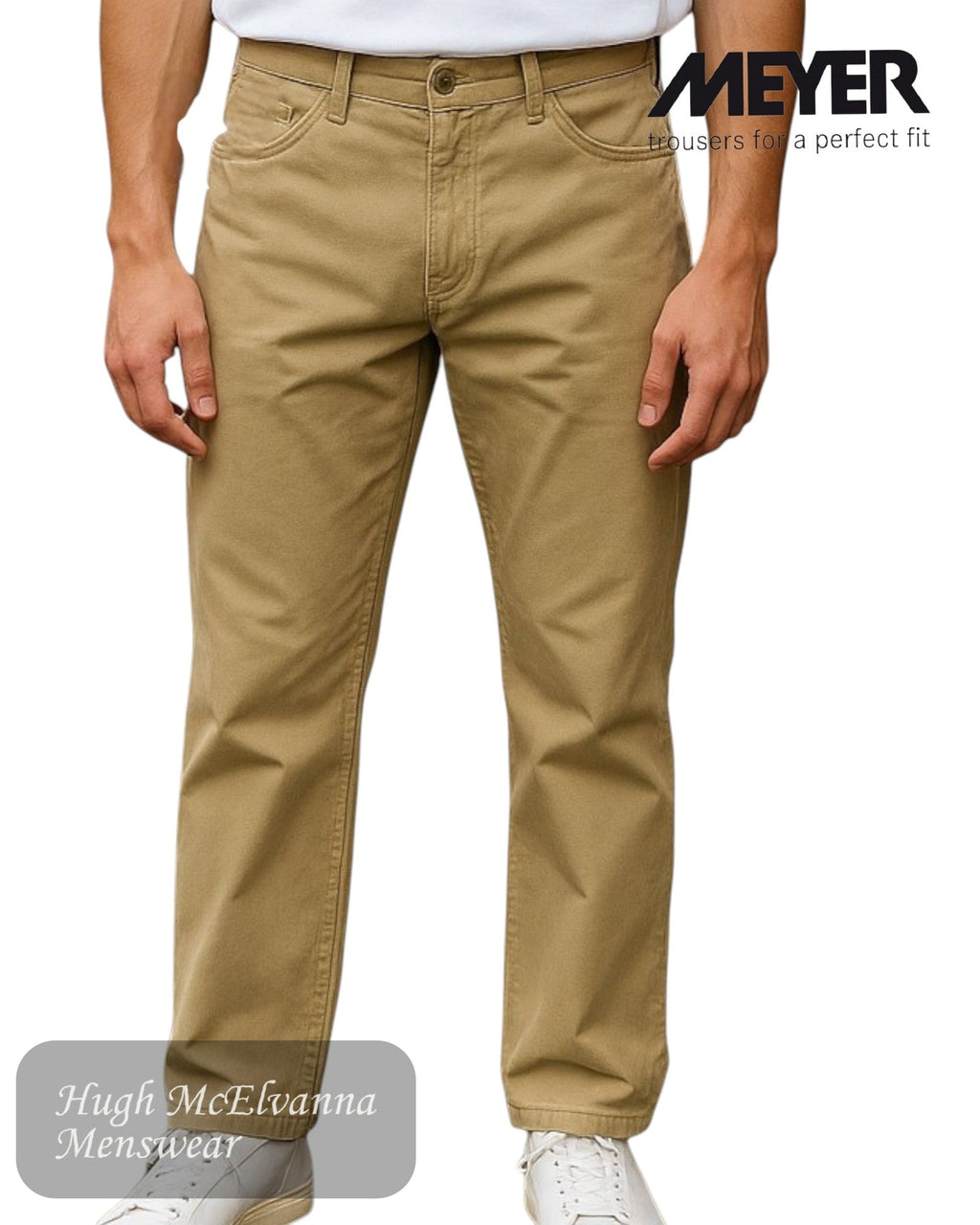 Meyer CHICAGO Sand Chino 5056 - 42 - Hugh McElvanna Menswear