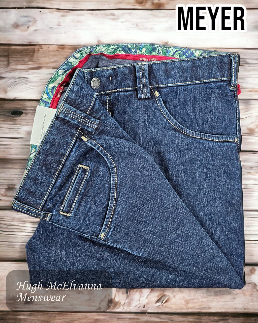 Meyer Denim Trouser Style: Dublin 4541 - 17 - Hugh McElvanna Menswear