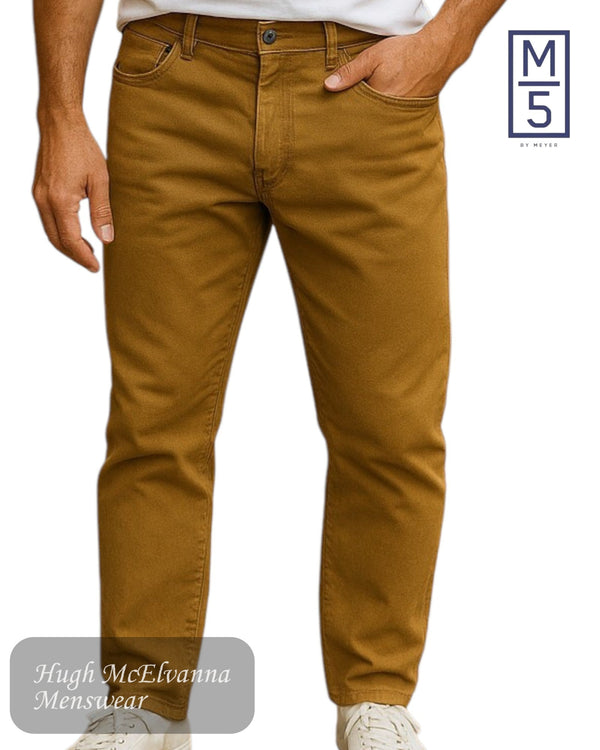 Meyer M5 Camel Slim Fit Jean – Style 6121/44 - Hugh McElvanna Menswear