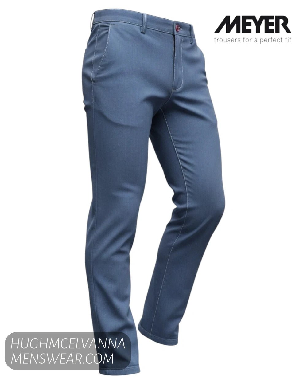 Meyer New York 3615-17 Organic Cotton Trousers ghost model