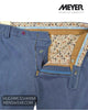 Meyer New York 3615-17 Organic Cotton Trousers showing the waistband detail.