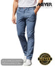 Meyer New York 3615-17 Organic Cotton Trousers with contrast stitch detail. Limited edition fabric.