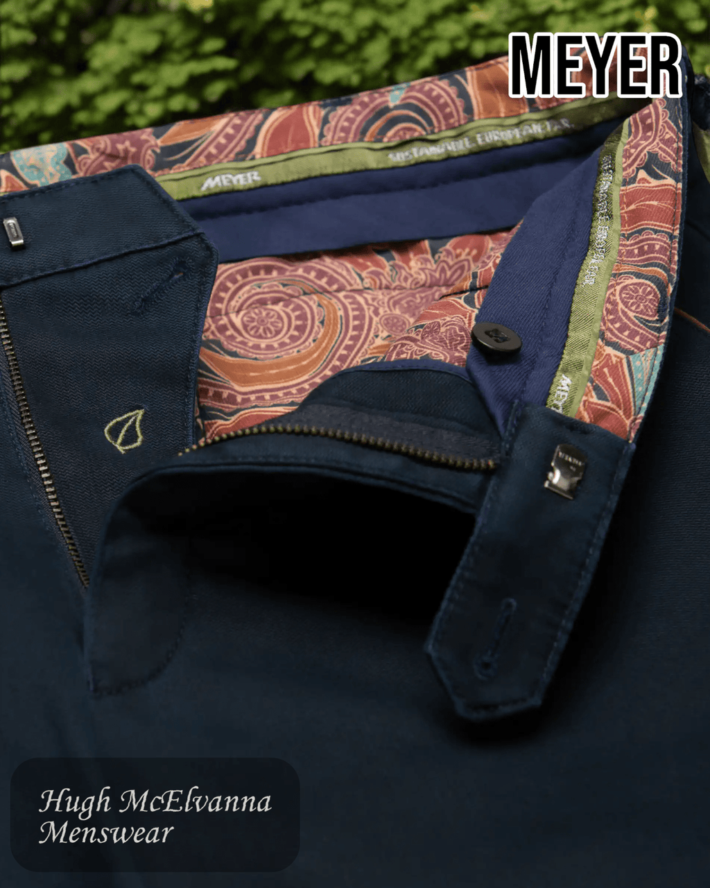 Meyer New York Navy Chino - 5617/17 - Hugh McElvanna Menswear