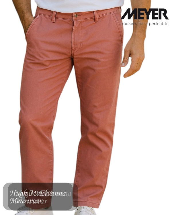 Meyer New York Rose Pink Chino – 5001/53 - Hugh McElvanna Menswear