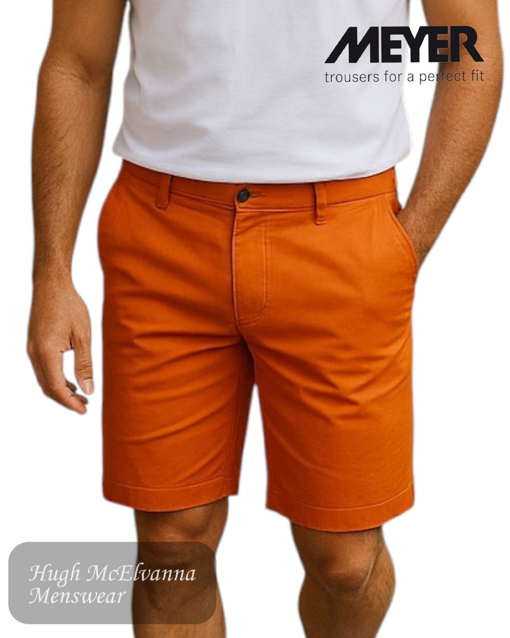 Meyer PALMA Chino Style Shorts – 3010 - 48 - Hugh McElvanna Menswear