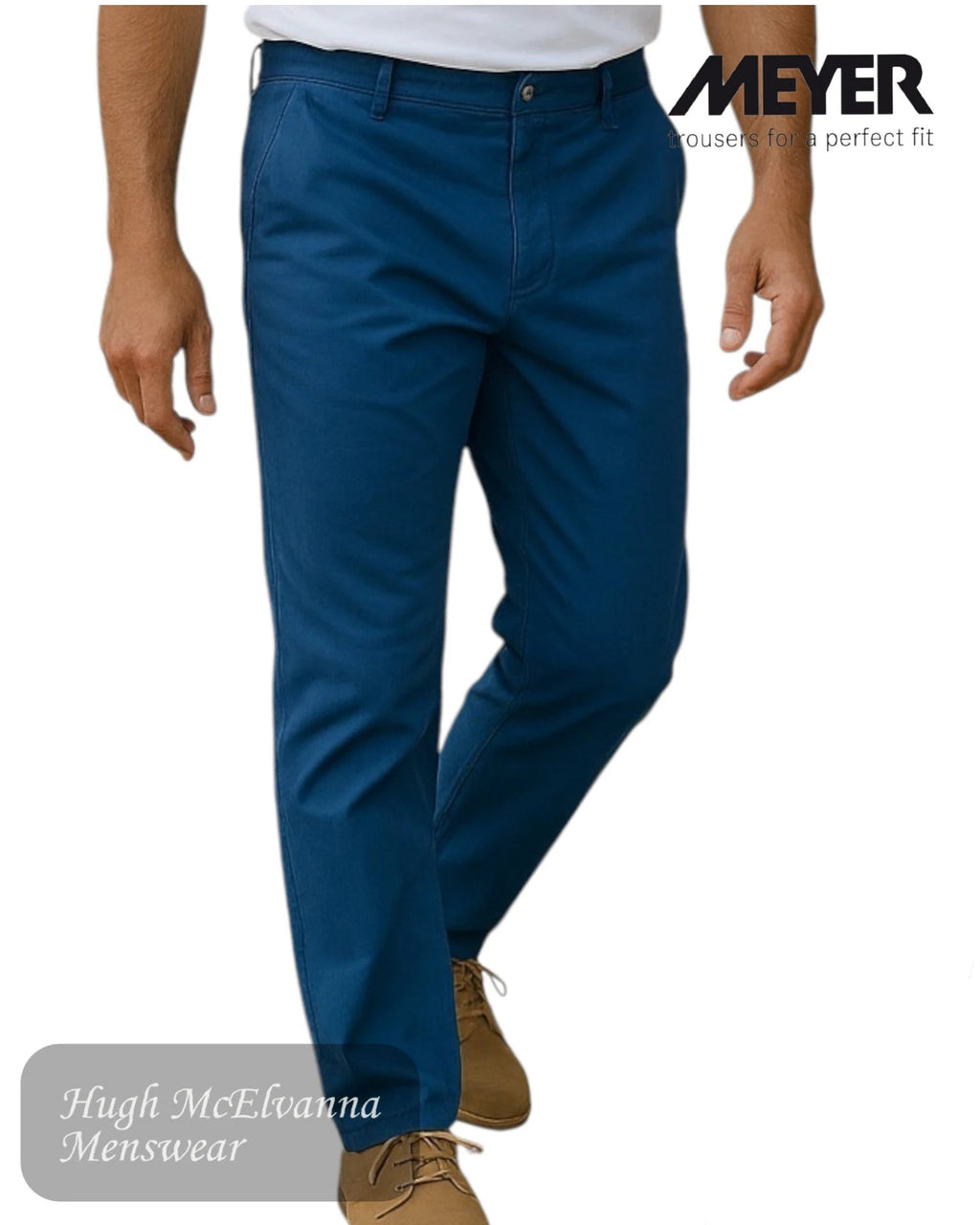 Meyer RIO Blue Chino – 3015/16 - Hugh McElvanna Menswear