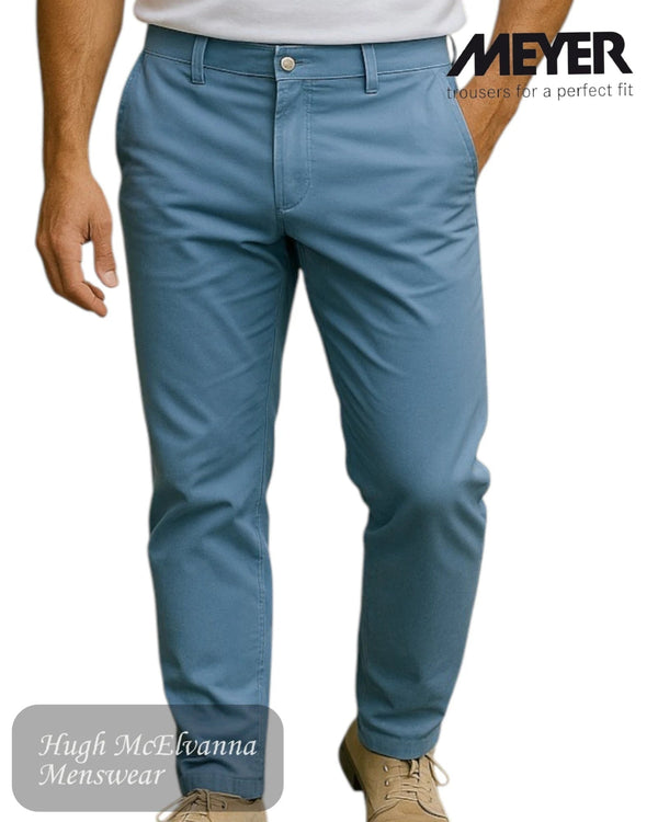 Meyer RIO Slim Fit Pima Cotton Trouser – Style 3116 - 16 - Hugh McElvanna Menswear
