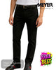 Meyer ROMA 316 - 09 Black Cotton Stretch Trouser - Hugh McElvanna Menswear