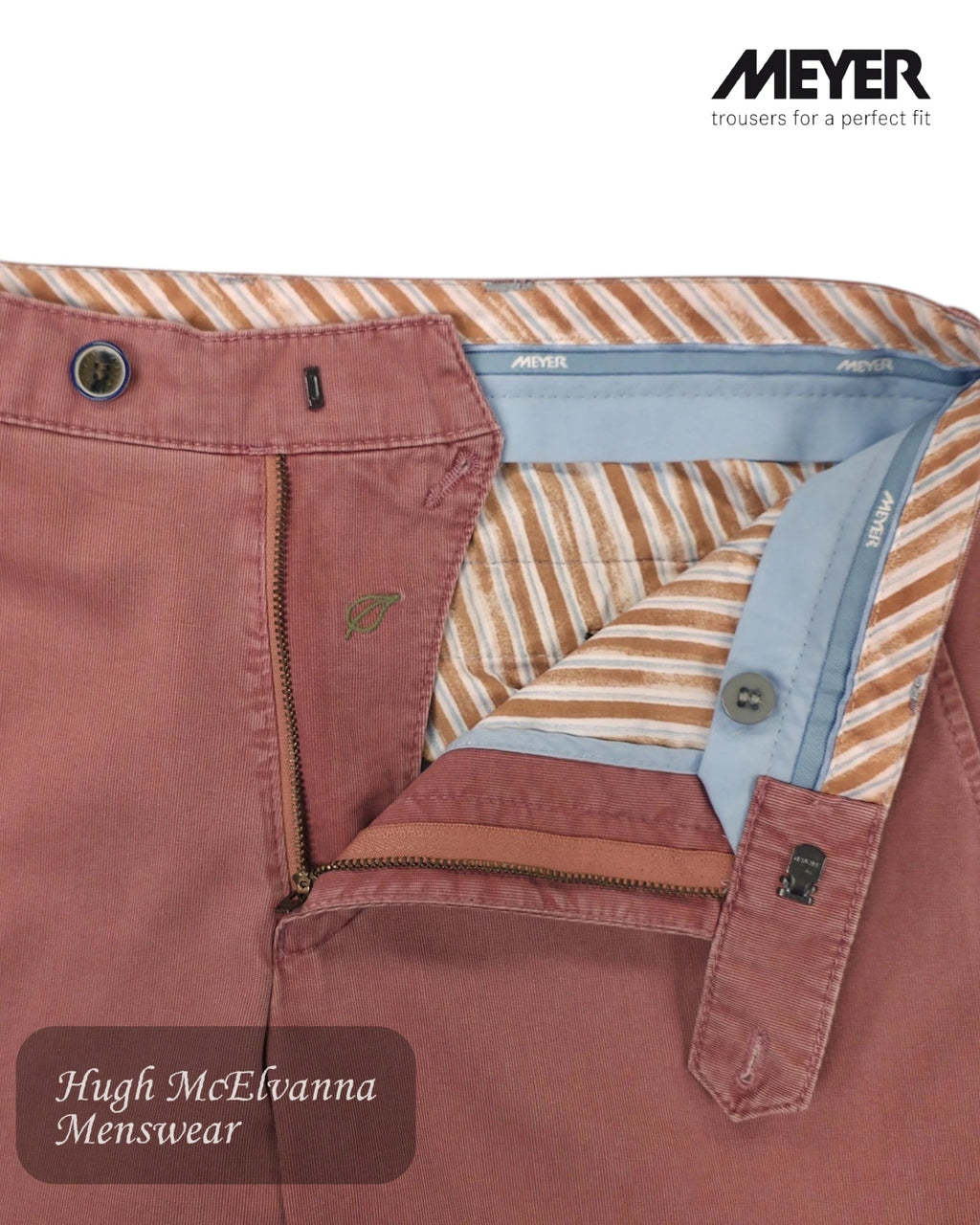 Meyer Roma 5080/54 Red Chino | Limited Edition - Hugh McElvanna Menswear
