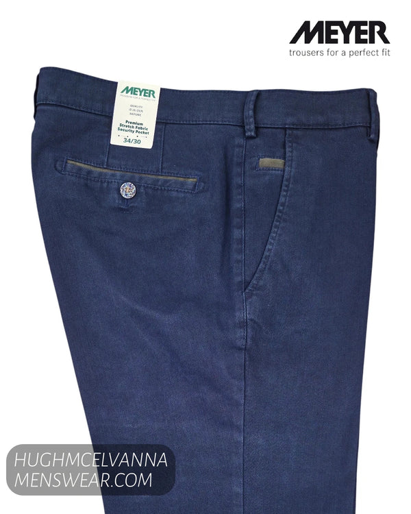Meyer ROMA Navy 5616/18 Chino - Hugh McElvanna Menswear