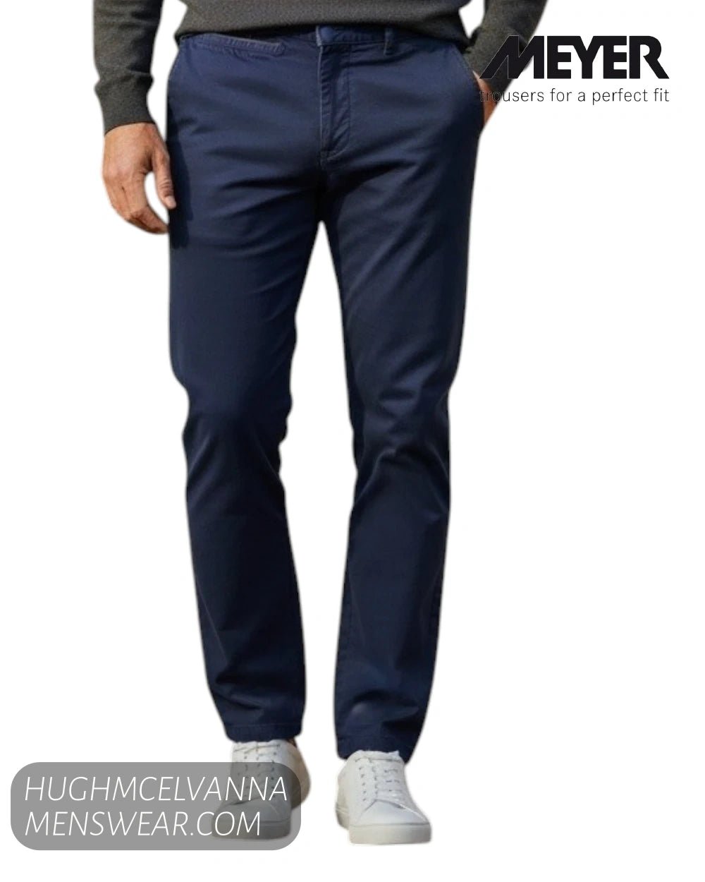 Meyer ROMA Navy 5616/18 Chino - Hugh McElvanna Menswear