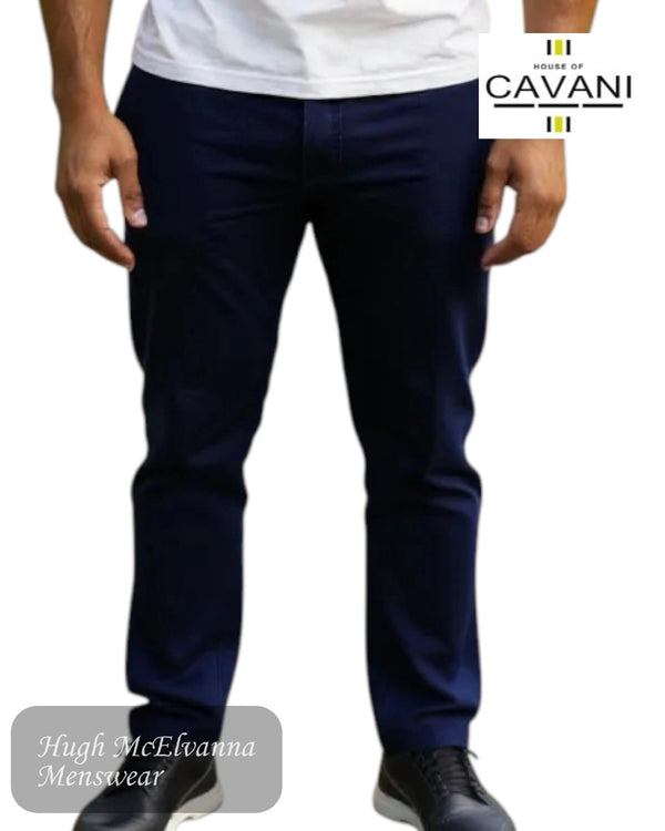 Milano NAVY Stretch Jean by House Of Cavani - Hugh McElvanna Menswear