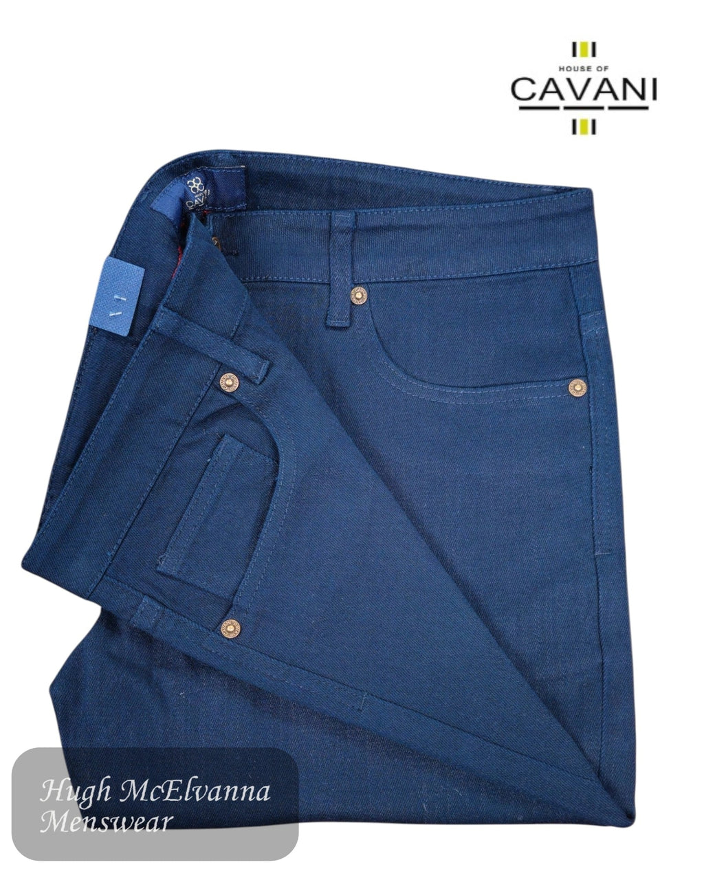 Milano NAVY Stretch Jean by House Of Cavani - Hugh McElvanna Menswear