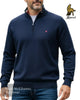 Mineral ALTIS Zip Neck Sweater - Hugh McElvanna Menswear