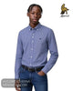 Mineral Bantry Long Sleeve Shirt in Blue - Hugh McElvanna Menswear - Shirts & Tops