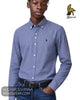 Mineral Bantry Long Sleeve Shirt in Blue - Hugh McElvanna Menswear - Shirts & Tops