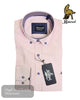Mineral BLAS Pink Casual Long Sleeve Shirt - Hugh McElvanna Menswear