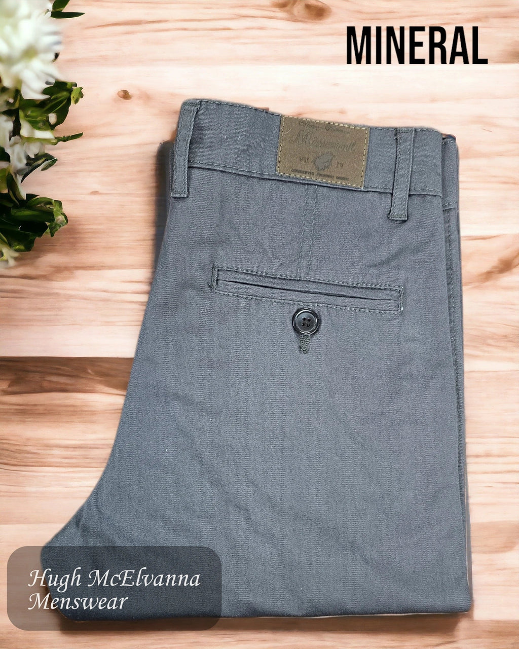 Mineral Boy's Grey Chino Trouser Style: JAKE - Hugh McElvanna Menswear