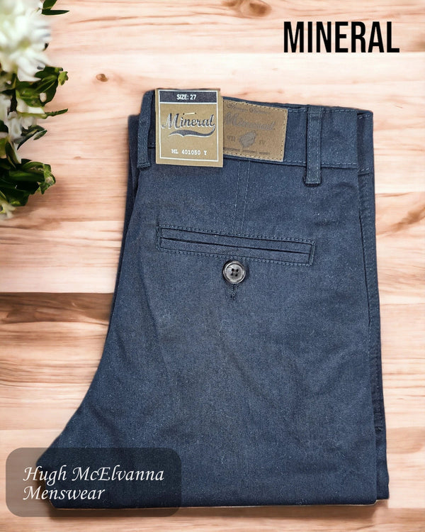 Mineral Boy's Navy Chino Trouser Style: JAKE - Hugh McElvanna Menswear
