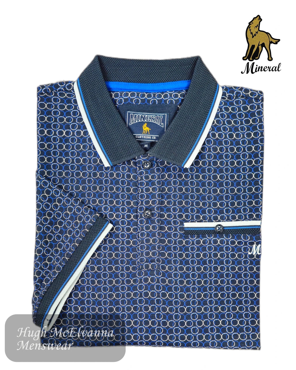 Mineral DANNY Design Polo Shirt - Hugh McElvanna Menswear