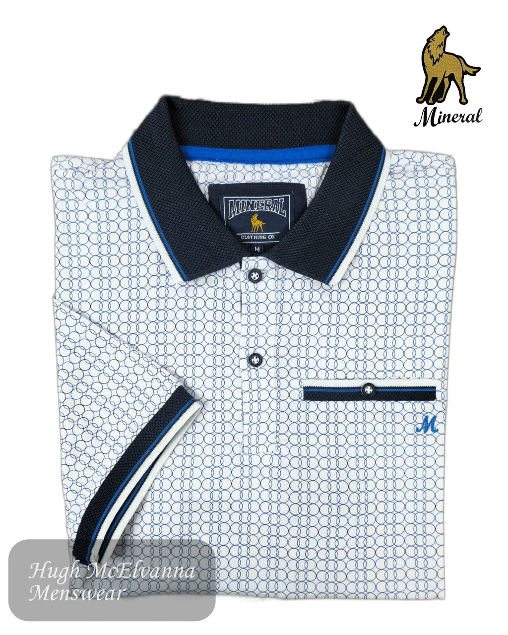 Mineral DANNY Design Polo Shirt - Hugh McElvanna Menswear
