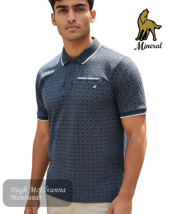 Mineral DANNY Design Polo Shirt - Hugh McElvanna Menswear