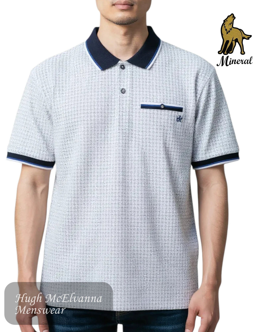 Mineral DANNY Design Polo Shirt - Hugh McElvanna Menswear