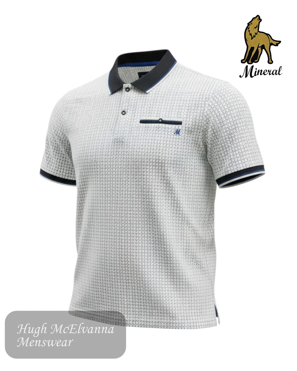 Mineral DANNY Design Polo Shirt - Hugh McElvanna Menswear