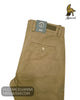 Mineral Darwin tobacco stretch cotton chino rear pocket detail with brand badge