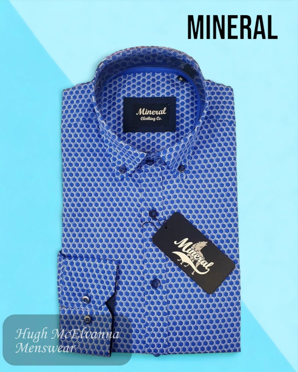 Mineral Fashion Long Sleeve Shirt - NAMU - Hugh McElvanna Menswear