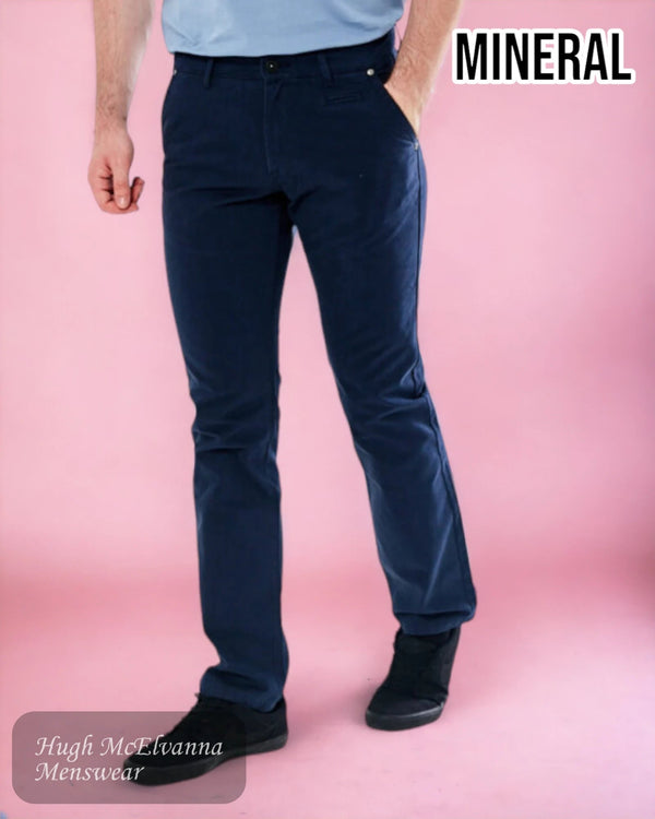 Mineral JONNIE Navy Chinos - Hugh McElvanna Menswear