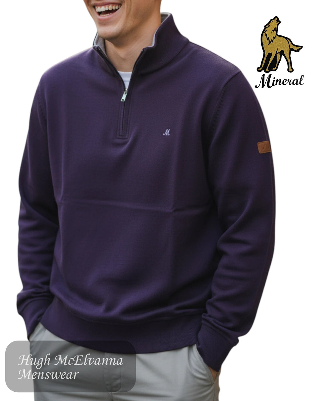 Mineral KENTUCKY Zip sweatshirt - Hugh McElvanna Menswear