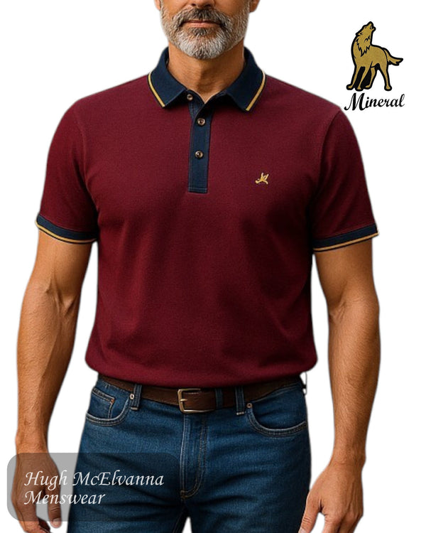 MINERAL 'KRAKEN' Polo T-Shirt - Hugh McElvanna Menswear