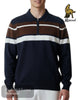 Mineral LOUVET Zip Tops - Burgundy and Navy - Hugh McElvanna Menswear