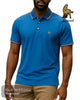Mineral Maraca Azore Blue Polo Shirt - Hugh McElvanna Menswear