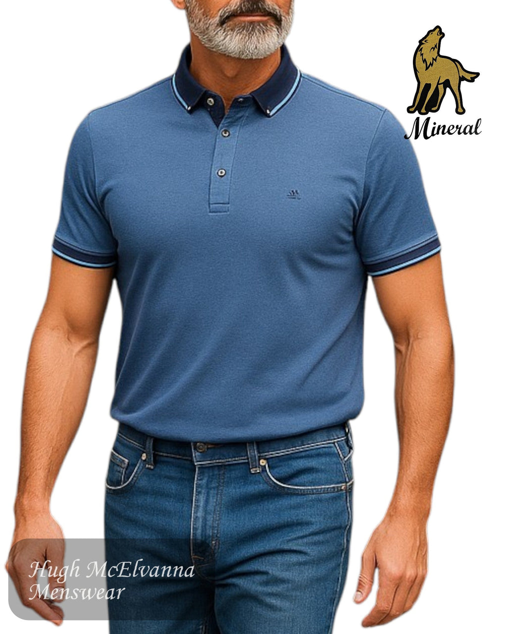 Mineral MARIX Polo Shirt - Hugh McElvanna Menswear