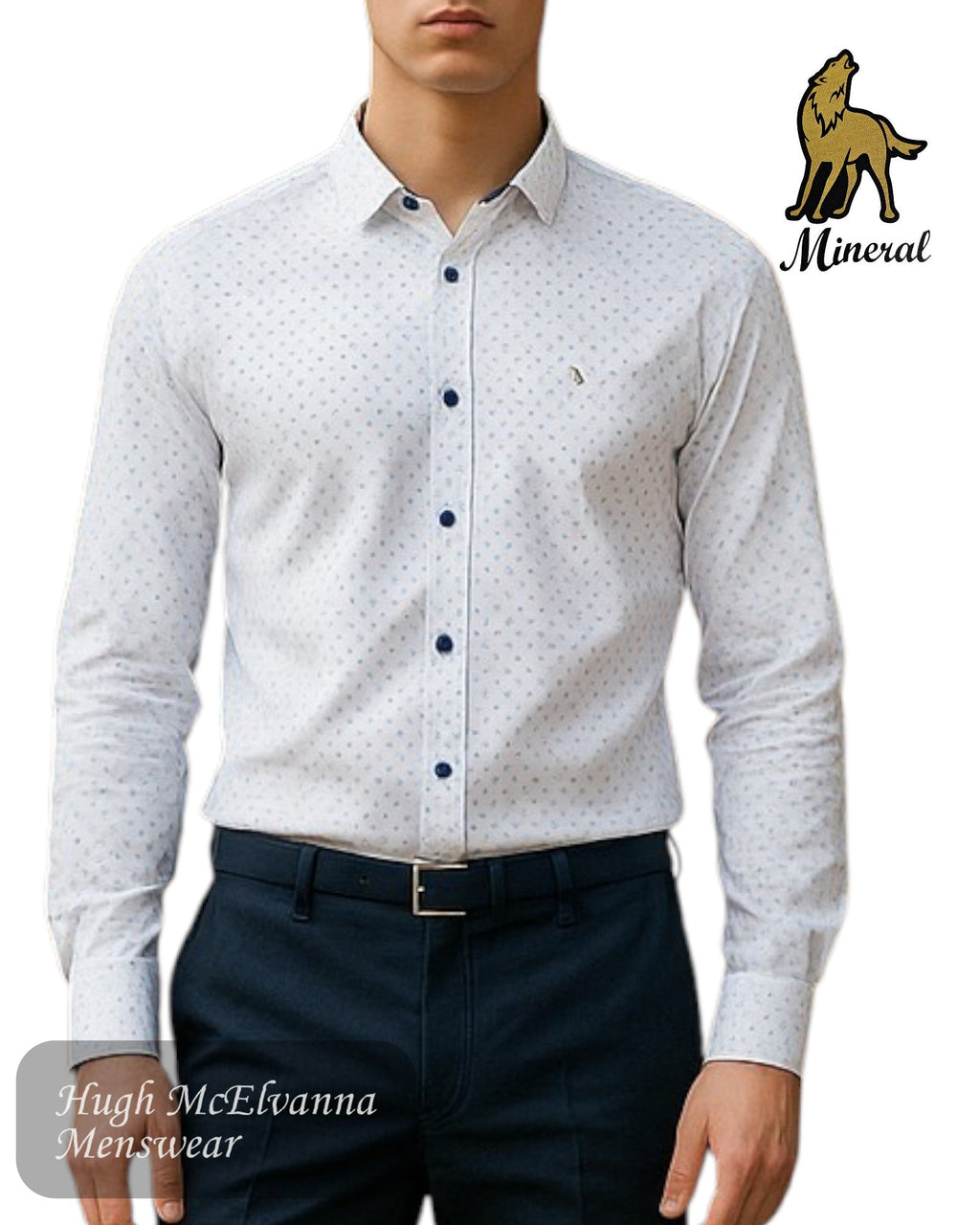 Mineral Turner Tapered Fit Shirt - Hugh McElvanna Menswear