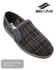 MIRAK Men's Navy Check Slipper - Highbury - Hugh McElvanna Menswear