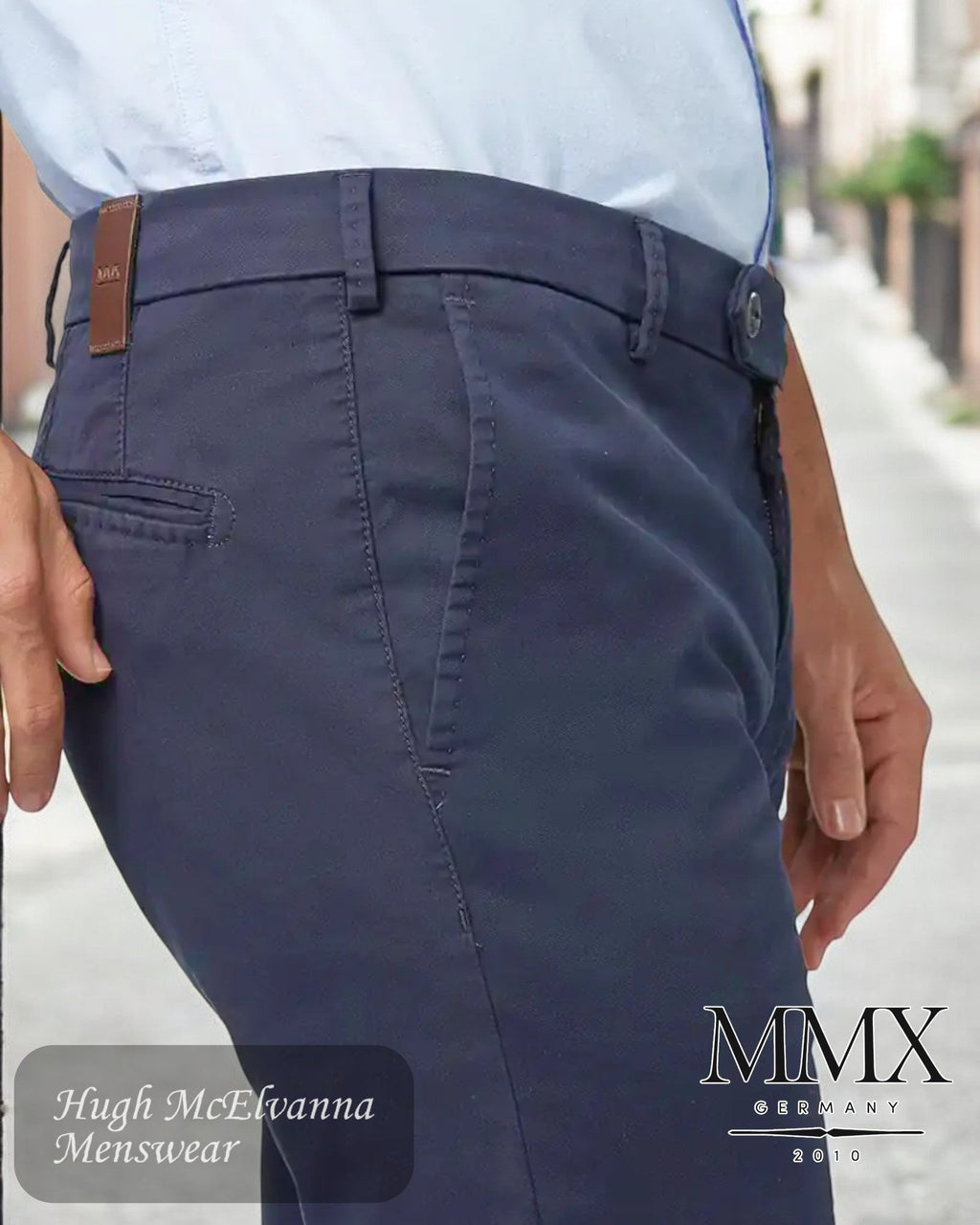 MMX LUPUS Blue Chino - 7302/817 - Hugh McElvanna Menswear