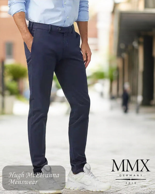 MMX LUPUS Blue Chino - 7302/817 - Hugh McElvanna Menswear