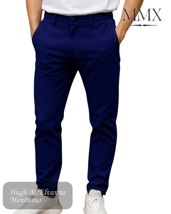 MMX LUPUS Blue Chino - 7302/817 - Hugh McElvanna Menswear