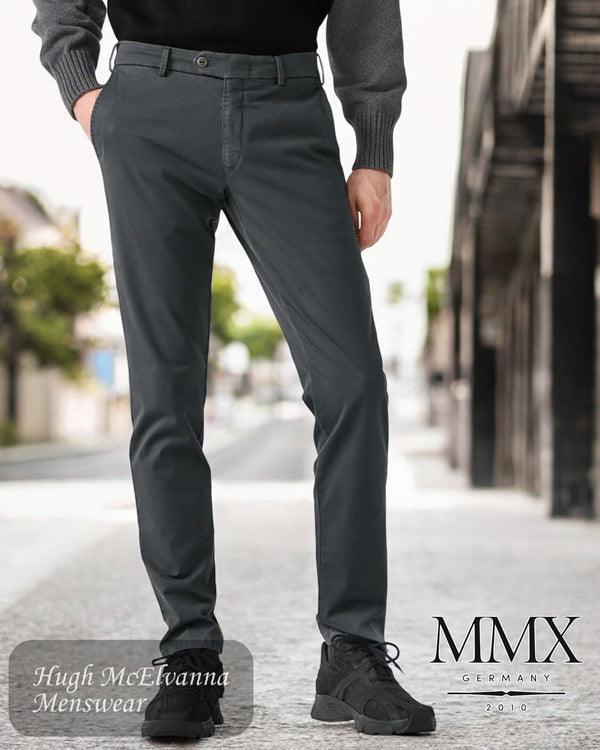 MMX LUPUS Charcoal Chino - 3702/08 - Hugh McElvanna Menswear