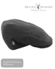 Mucros Trinity Black Irish Tweed Cap - Hugh McElvanna Menswear